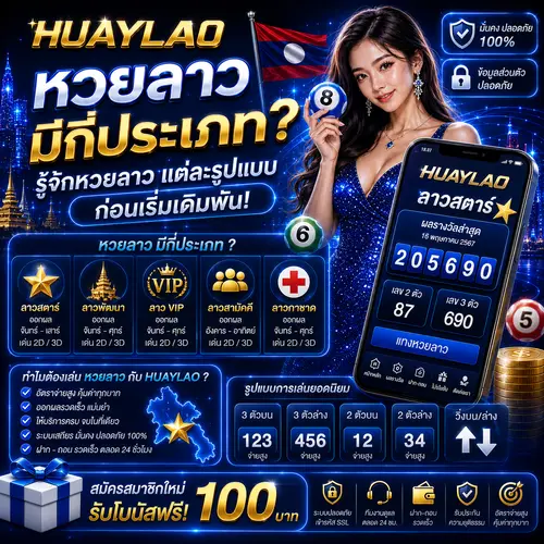 หวยลาวมีกี่ประเภท รู้จักหวยลาว แต่ละรูปแบบก่อนเริ่มเดิมพัน